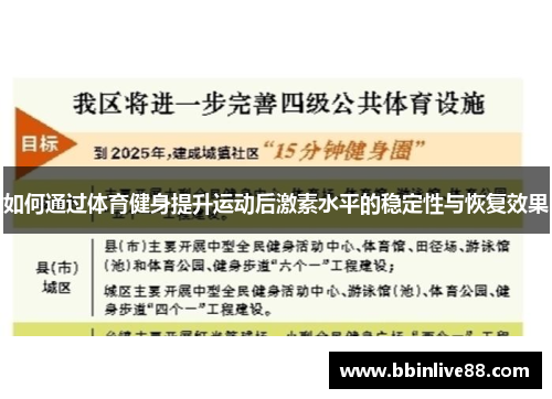 如何通过体育健身提升运动后激素水平的稳定性与恢复效果