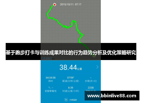 基于跑步打卡与训练成果对比的行为趋势分析及优化策略研究